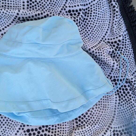 Matching Sun Hat and Calvin Klein Light Blue One Piece Swimsuit Size 10 - Picture 8 of 10